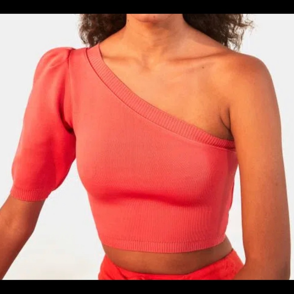 Farm Rio Crop Top Coral - XS